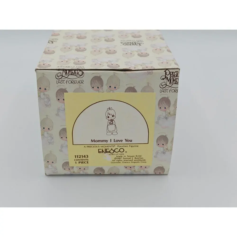 Precious Moments Mommy I Love You Figurine 112143 Enesco 1987 Collectible Art